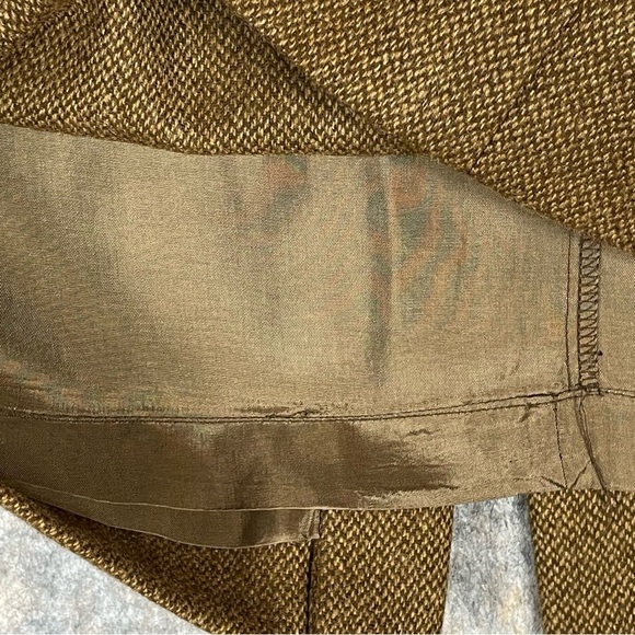 Lauren Ralph Lauren 100% Lambswool Brown Tweed Old Money Pencil Skirt - NWT 12P - Picture 8 of 13